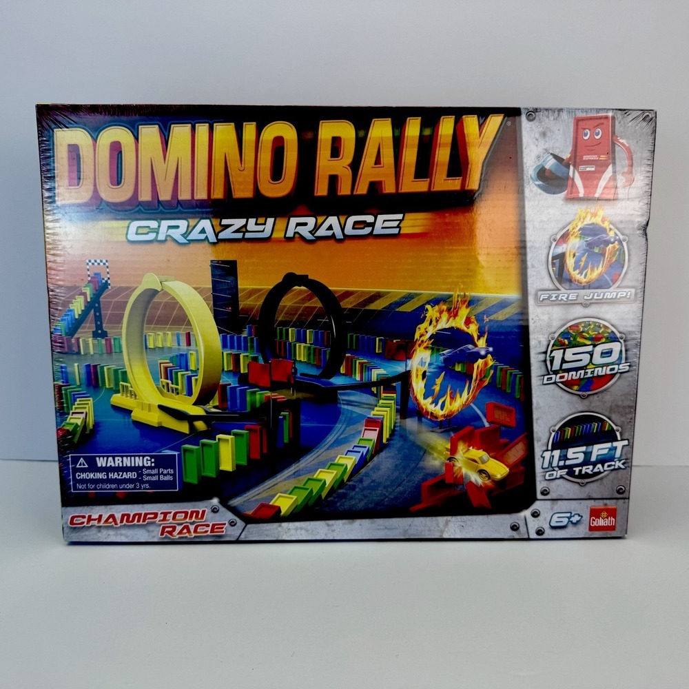 Goliath Domino Rally Crazy‎ Complete Game Set 80 Dominos 2016 NEW STILL SEALED